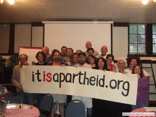 6. American Jews For Just Peace, say Itisapartheid at their founding convention